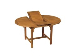 Οβάλ Επεκτεινόμενο τραπέζι Yellow Balau