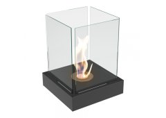 Kratki Tango 4 Tuv Επιτραπέζιο Τζάκι Βιοαιθανόλης Εσωτερικού Χώρου Μαύρο 40x40x52.3cm