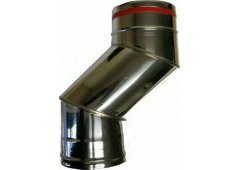 Airduct Hellas Μετατόπιση Άξονα S Καμινάδας Μονού Τοιχώματος Φ 130 0,40mm