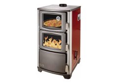 Σόμπα Ξύλου για Καλοριφέρ New Teba TK-25 Με Φούρνο & Νερό Χρήσης 13,5kW