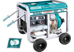 Total Γεννήτρια Πετρελαίου με Μίζα, Ρόδες και Μέγιστη Ισχύ 5.2kVA