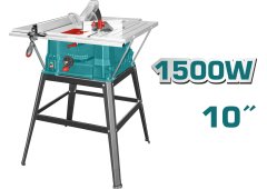 Total TS5152543 Δισκοπρίονο Πάγκου με Ισχύ 1500W & Δίσκο Κοπής Διαμέτρου 254mm