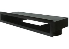 Χυτήρια Μισαηλίδη Περσίδα Tunnel Flat air με 2 Στόμια Φ125 Μαύρη 70x10