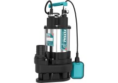 Total TWP7110016 Μονοφασική Αντλία Ακαθάρτων / Λυμάτων 1.5hp Inox