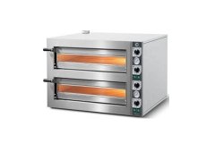 Cuppone Tiziano TZ 425/2M Ηλεκτρικός Φούρνος Πίτσας με Πυρότουβλα 7.6kW 80x66x70cm