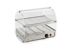 CF VEC 510R INOX Θερμαινόμενη Βιτρίνα Θάλαμος 2 Επιπέδων με Ισχύ 450W Π50 x Β35 x Υ27 εκ.
