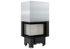 Kratki VNL 610 430 Ενεργειακό Τζάκι Ξύλου 9kW Αριστερή Γωνία με Συρόμενη Πόρτα