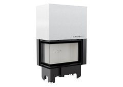 Kratki VNL 810 410 Ενεργειακό Τζάκι Ξύλου 14kW Δεξια Γωνία με Συρόμενη Πόρτα