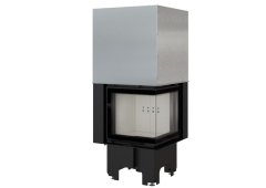 Kratki VNP 480 480 Ενεργειακό Τζάκι Ξύλου 8kW Δεξιά Γωνία με Συρόμενη Πόρτα