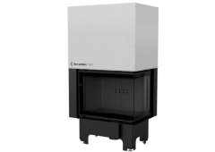 Kratki VNP 700 480 Ενεργειακό Τζάκι Ξύλου 12kW Δεξιά Γωνία με Συρόμενη Πόρτα Black