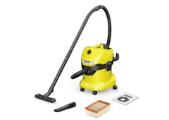 Karcher WD 4 2,2M 6M *EU Σκούπα Υγρών / Στερεών 1000W με Κάδο 20lt