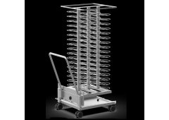 Καρότσι με σχάρα για 102 πιάτα XEVTL-102P 77.60x85x171cm
