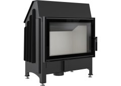 Kratki Zibi Deco Ενεργειακό Τζάκι Ξύλου 11kW Ίσιο με Ανοιγόμενη Πόρτα