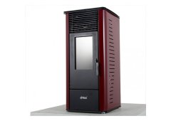 Werstahl ΖΕΥΣ ZS10 Σόμπα Pellet Αερόθερμη 10.13kW Μπορντό