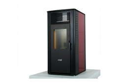 Werstahl ΖΕΥΣ ZS16 Σόμπα Pellet Αερόθερμη 14kW Μπορντό