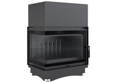 Kratki Zuzia Eco L BS Deco Ενεργειακό Τζάκι Ξύλου 12kW Αριστερή Γωνία με Ανοιγόμενη Πόρτα