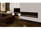 Dimplex Ignite XL 50" Ξύλα & Βότσαλα Επιτοίχιο Ηλεκτρικό Τζάκι 1800W 130x42cm Μαύρο 